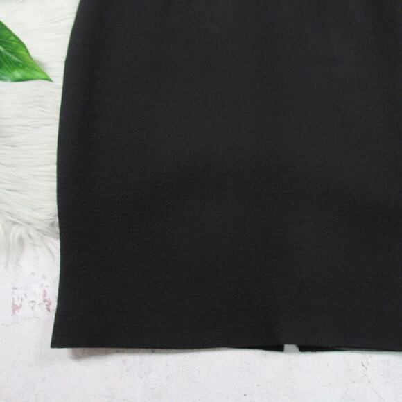 RUTY PARIS Vintage Wool Crepe Black Pencil Skirt Lined Women’s Size 42 US 10 NEW - Picture 3 of 12